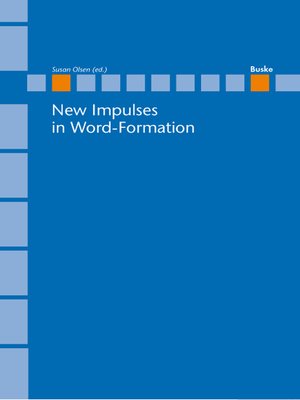 cover image of New Impulses in Word-Formation